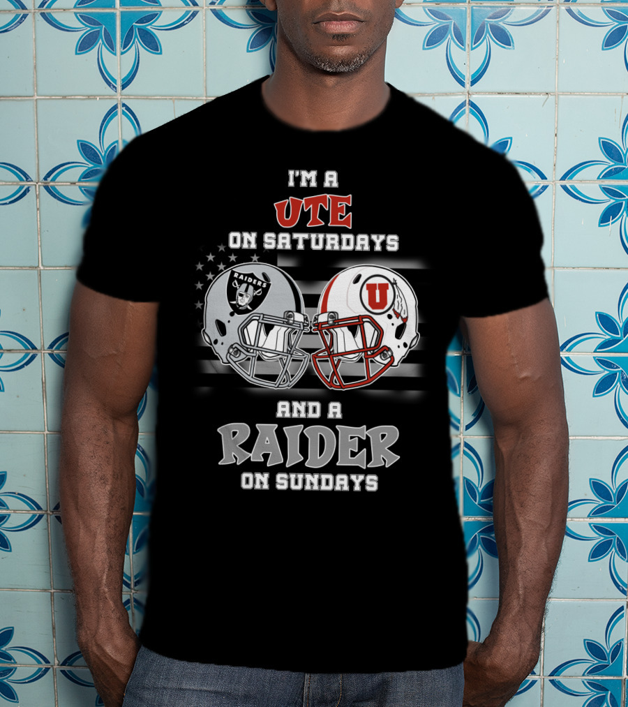 I'm A Ute On Saturdays And A Raider On Sundays T-Shirt