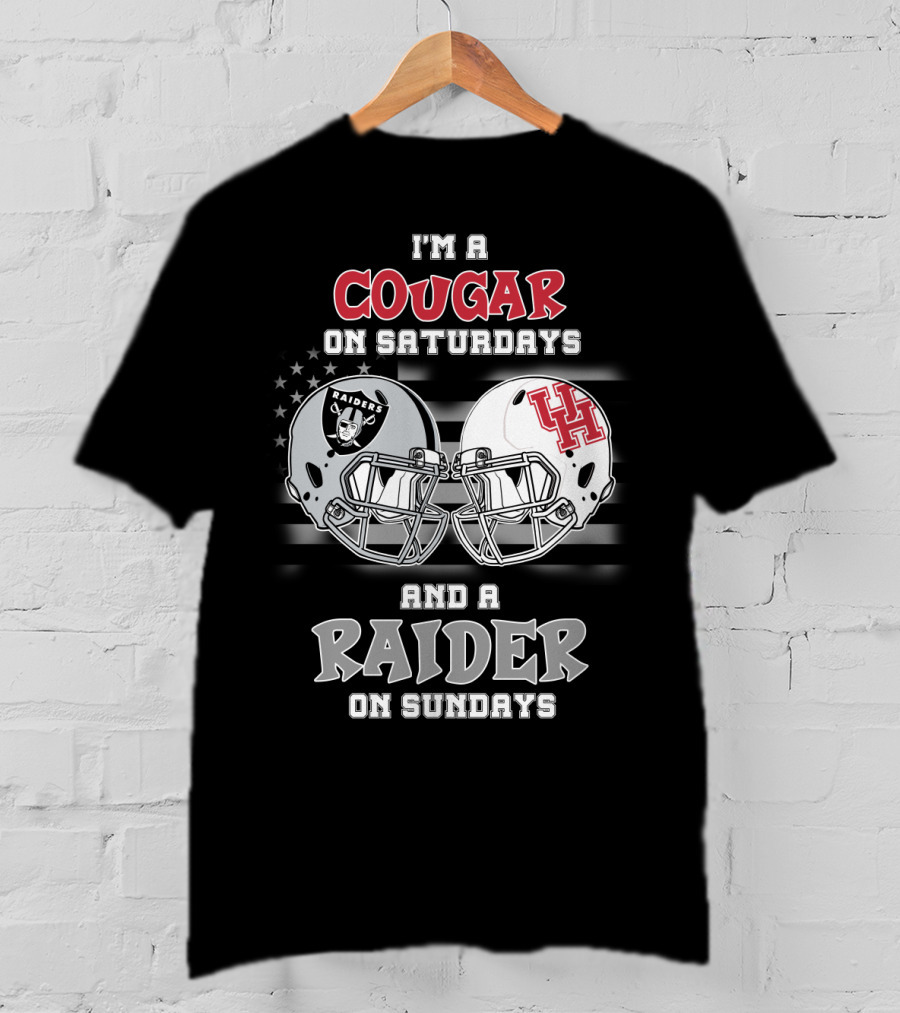I'm A Cougar On Saturdays And A Raider On Sundays T-Shirt