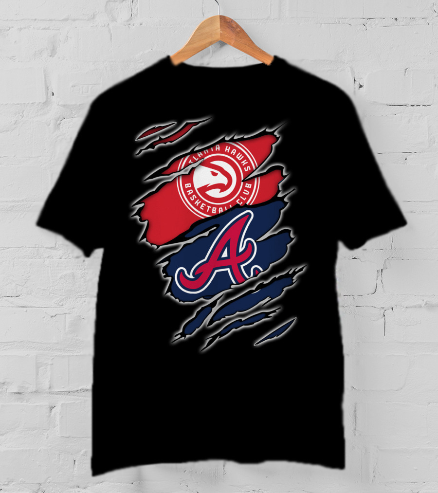 Atlanta Hawks Basketball Club Braves A T-Shirt