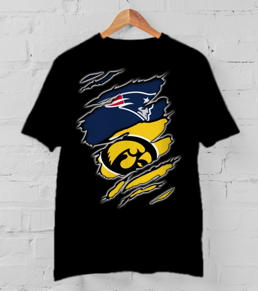 Patriots Hawkeyes Team Spirit Fusion T-Shirt