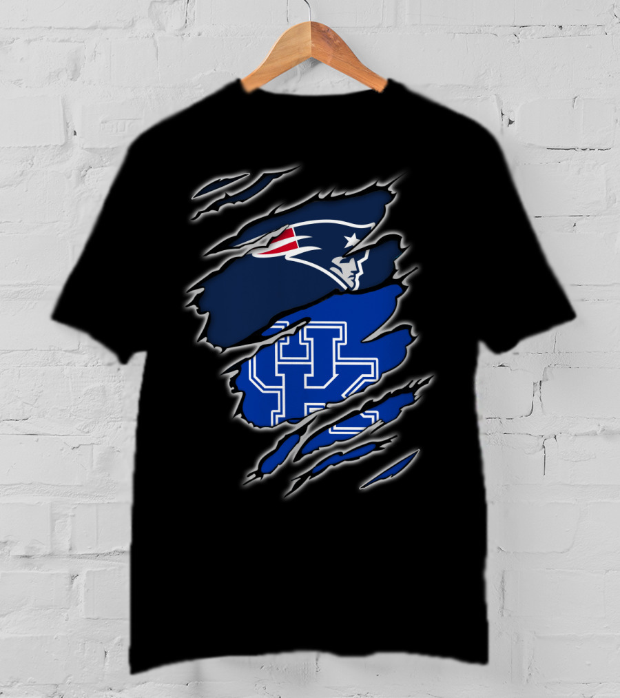 New England Patriots Kentucky Wildcats Combo T-Shirt
