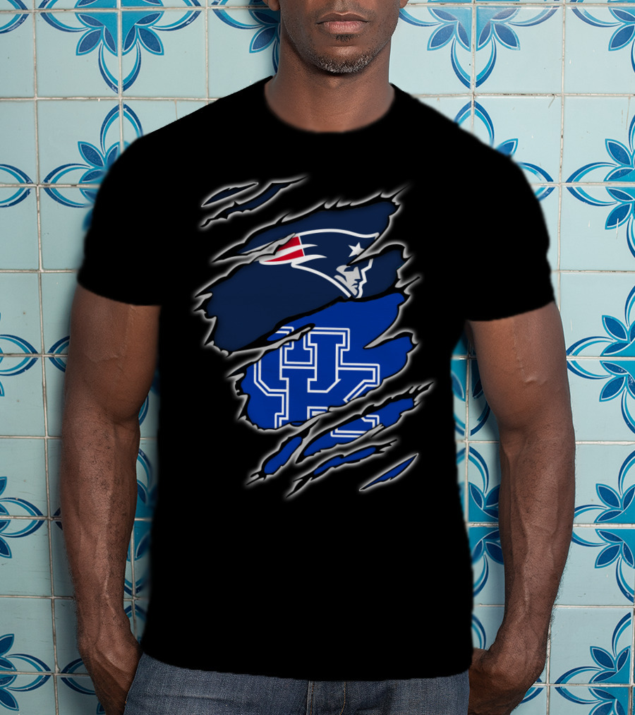 New England Patriots Kentucky Wildcats Combo T-Shirt