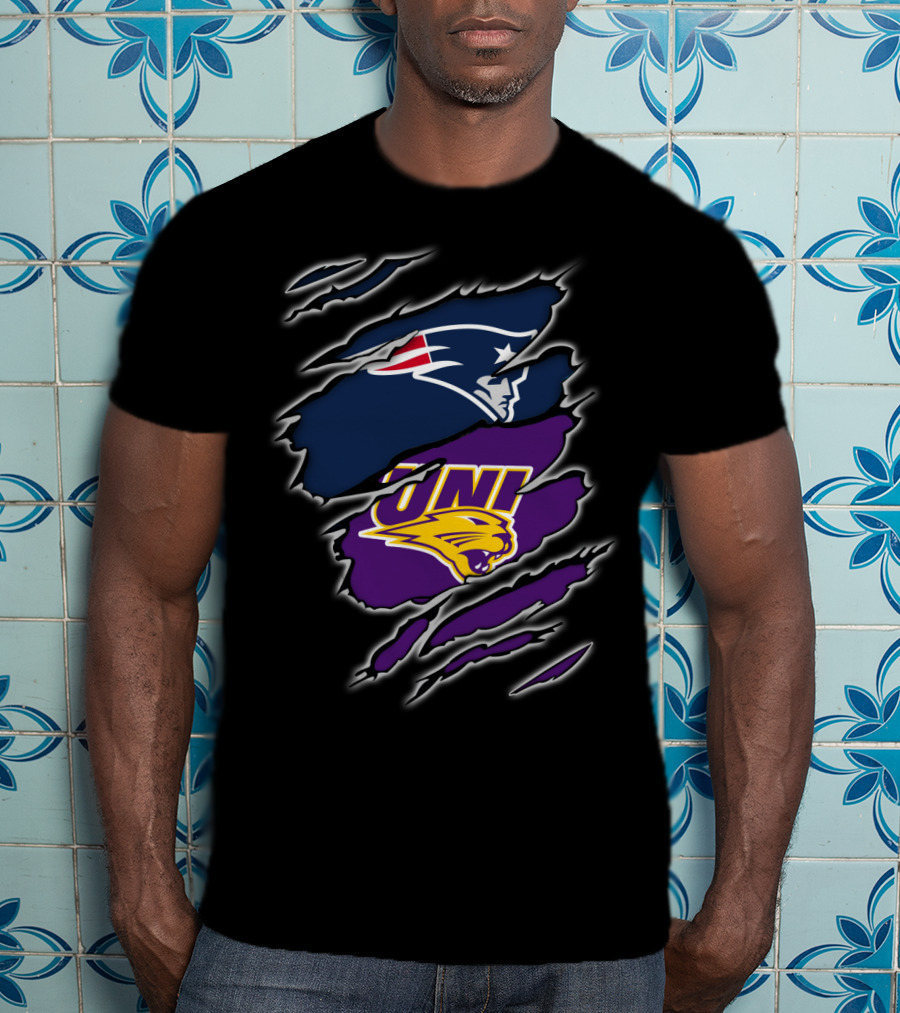 Patriots UNI Northern Iowa Panther Power Claw Marks T-Shirt