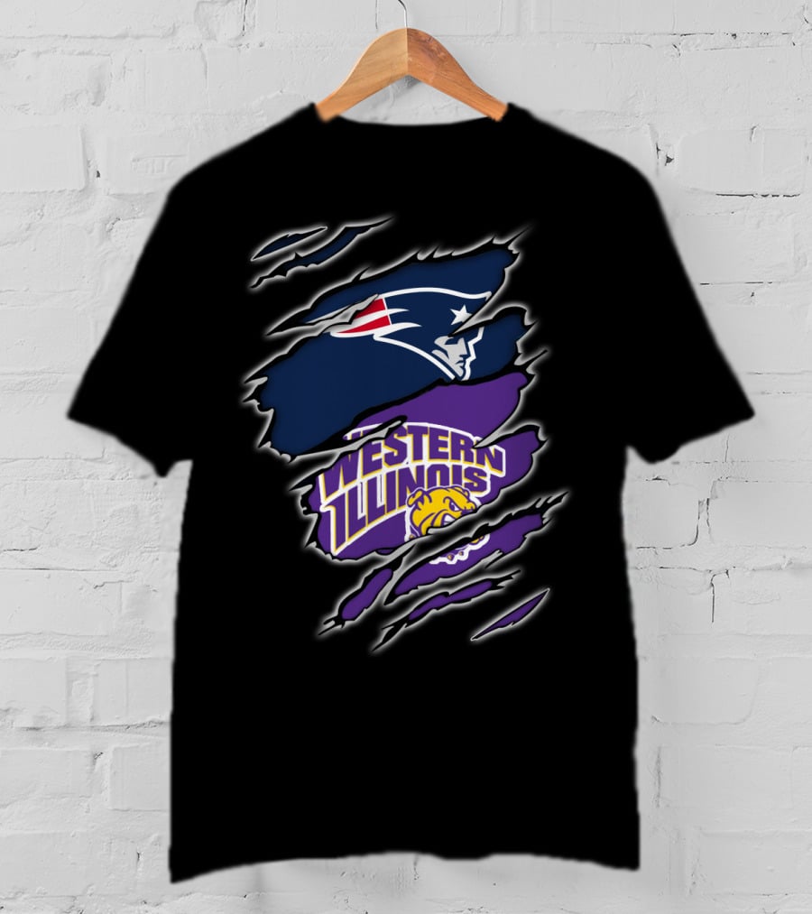 Patriots Western Illinois Leathernecks Logo Crossover T-Shirt