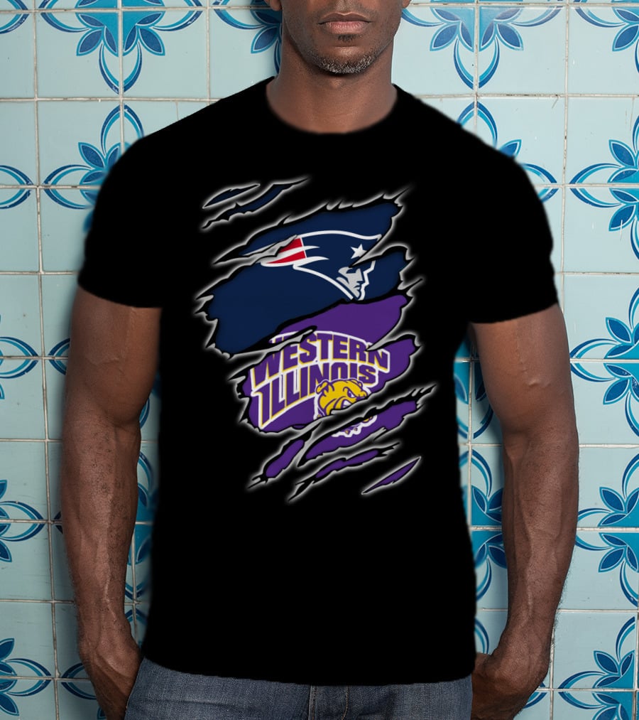 Patriots Western Illinois Leathernecks Logo Crossover T-Shirt