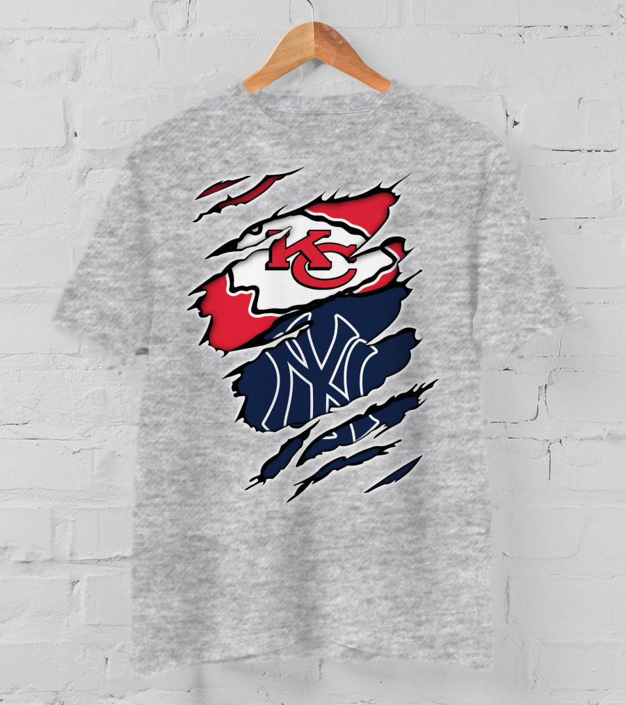 Chiefs Kc Yankees Ny Crossover T-Shirt