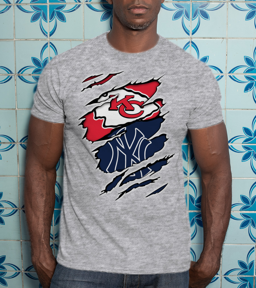 Chiefs Kc Yankees Ny Crossover T-Shirt