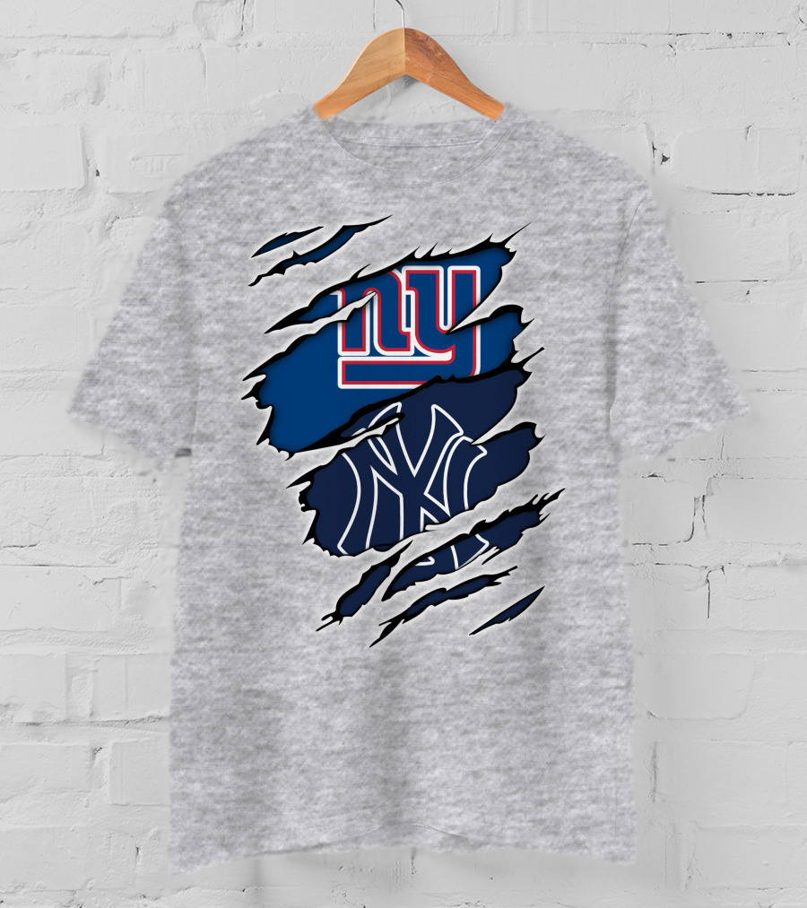 New York Giants Yankees Crossover T-Shirt