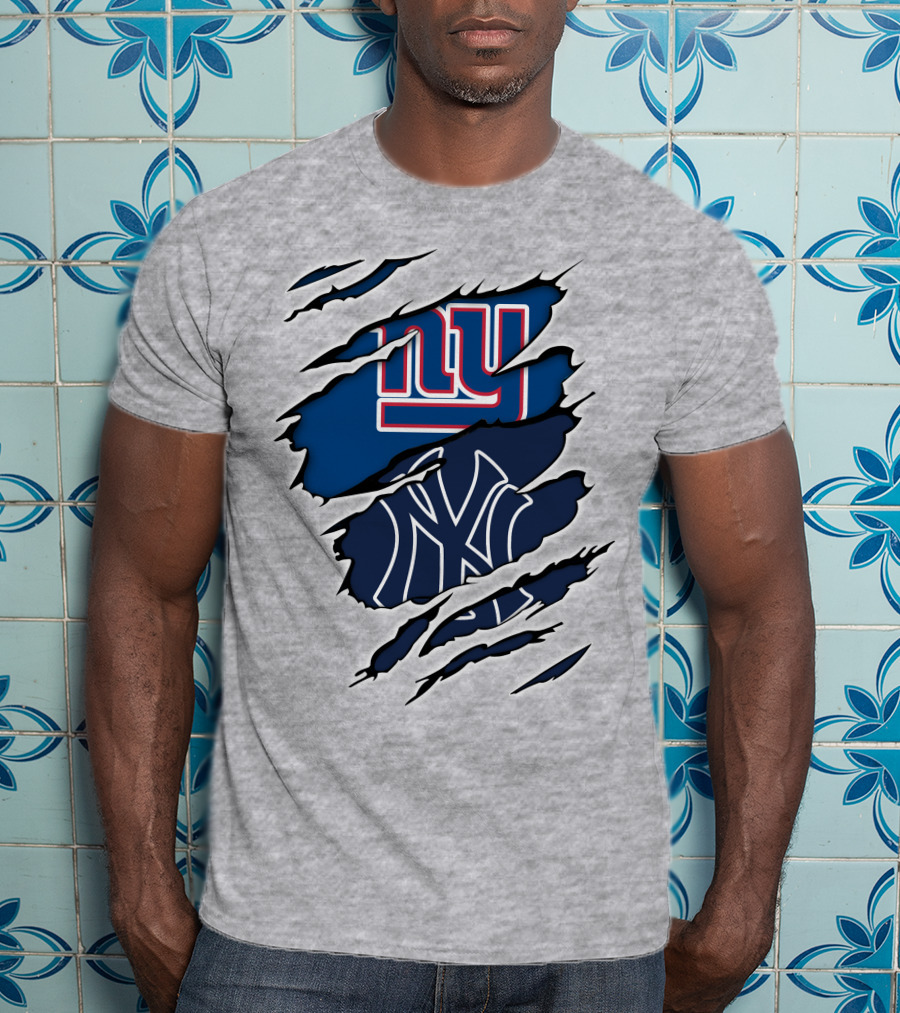 New York Giants Yankees Crossover T-Shirt