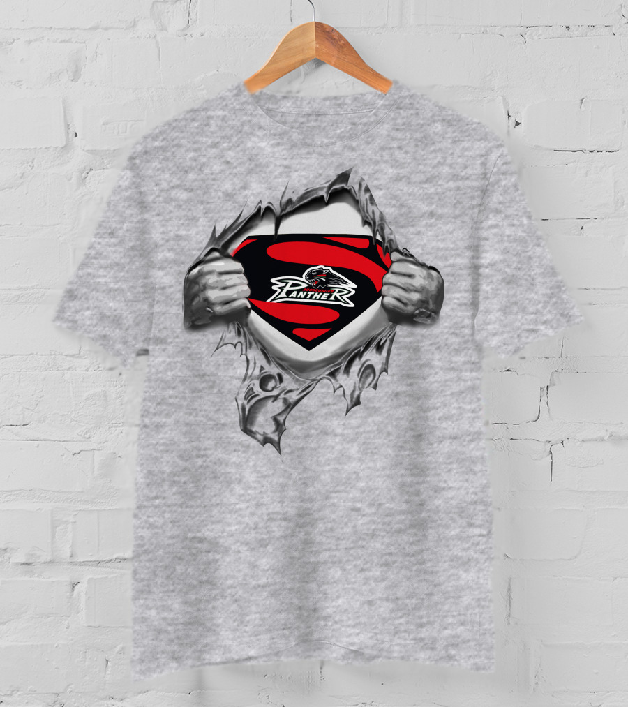Augsburger Panther Superman Logo Mashup T-Shirt