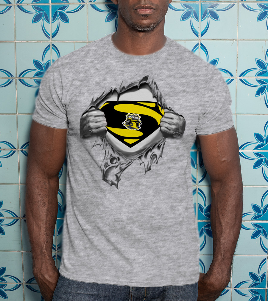 Krefeld Pinguine Superhero Shield Emblem T-Shirt