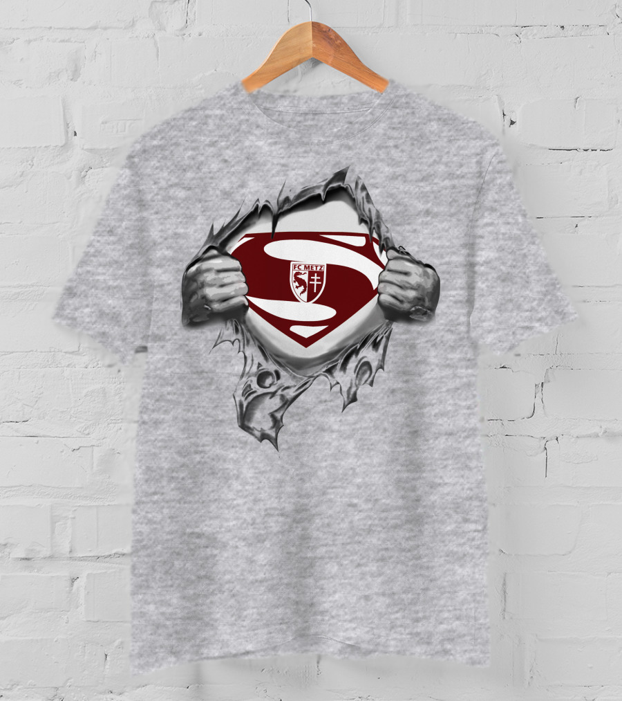 FC Metz Superman Crest Reveal T-Shirt