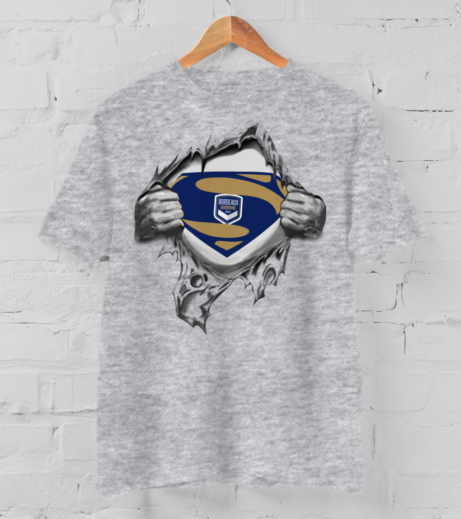Bordeaux Girondins Superman Shield T-Shirt
