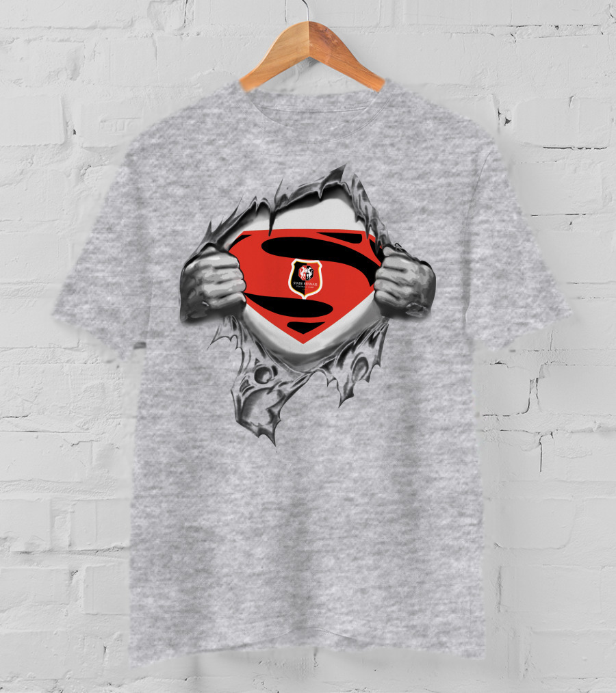 Stade Rennais Superman Logo Emblem T-Shirt