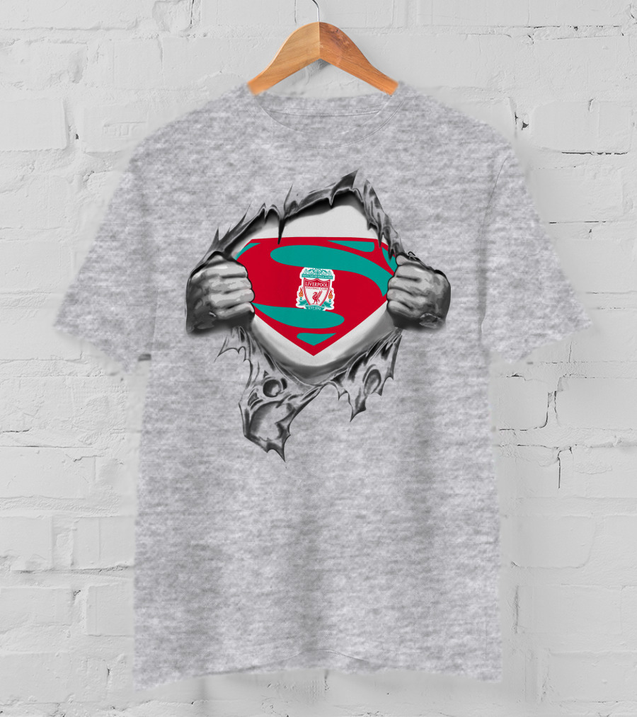 Liverpool Super Logo Tear Reveal T-Shirt