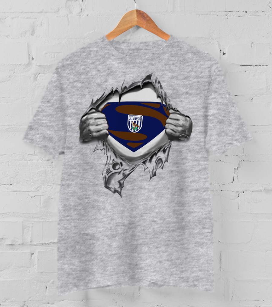 West Bromwich Albion Superman Emblem Reveal T-Shirt