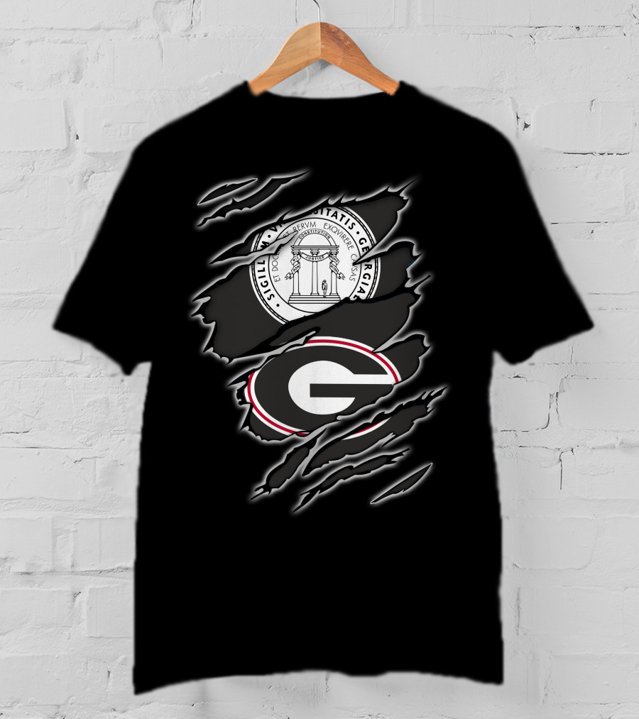 Georgia Bulldogs University Of Georgia Seal T-Shirt