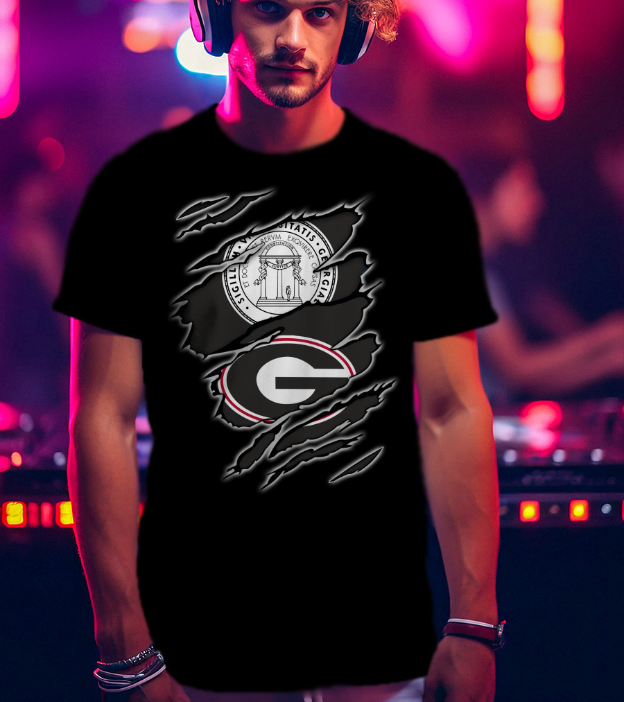 Georgia Bulldogs University Of Georgia Seal T-Shirt
