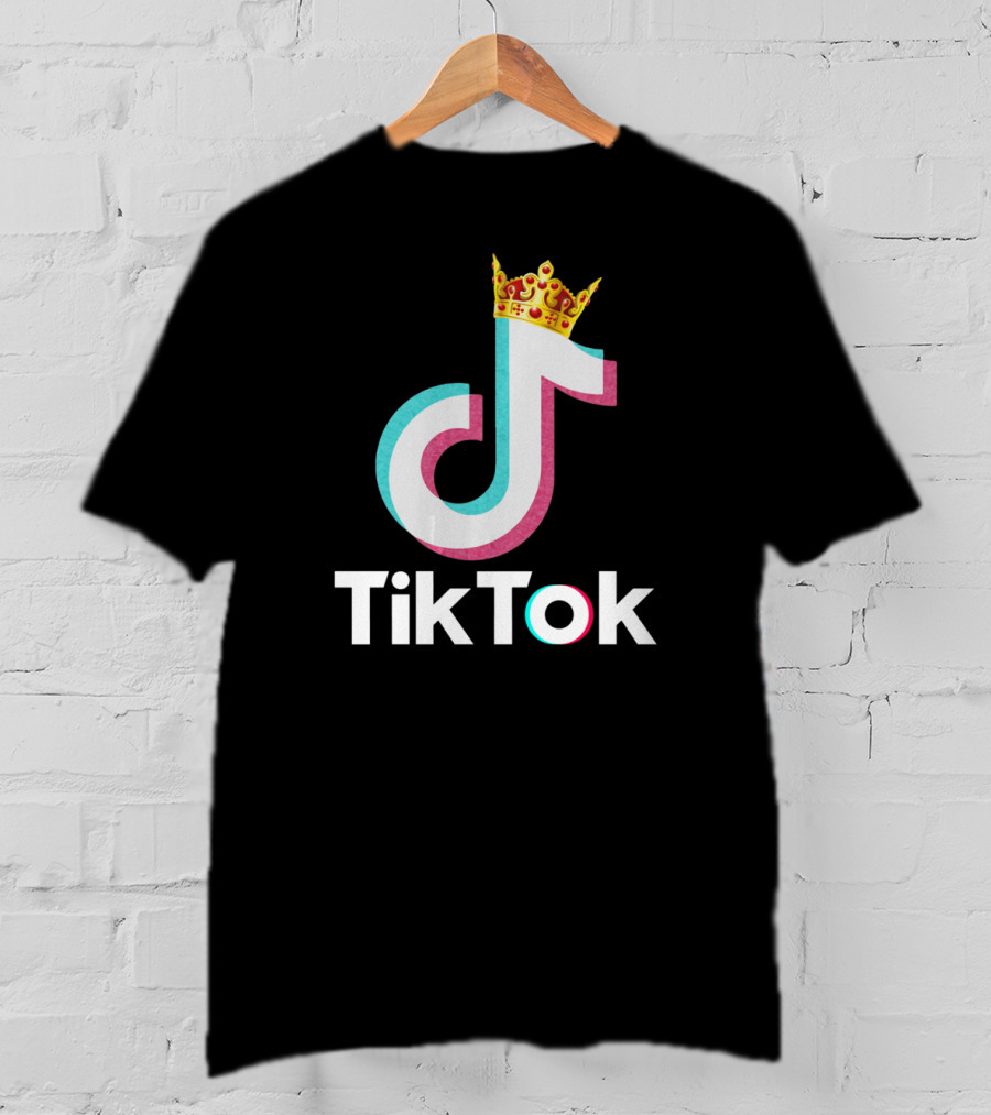 Funny TikTok Dancing Musician DJ Love With Crown T-Shirt