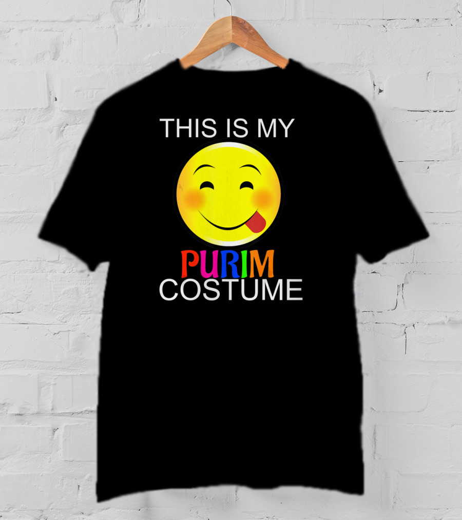 THIS IS MY PURIM COSTUME Smiley Face T-Shirt