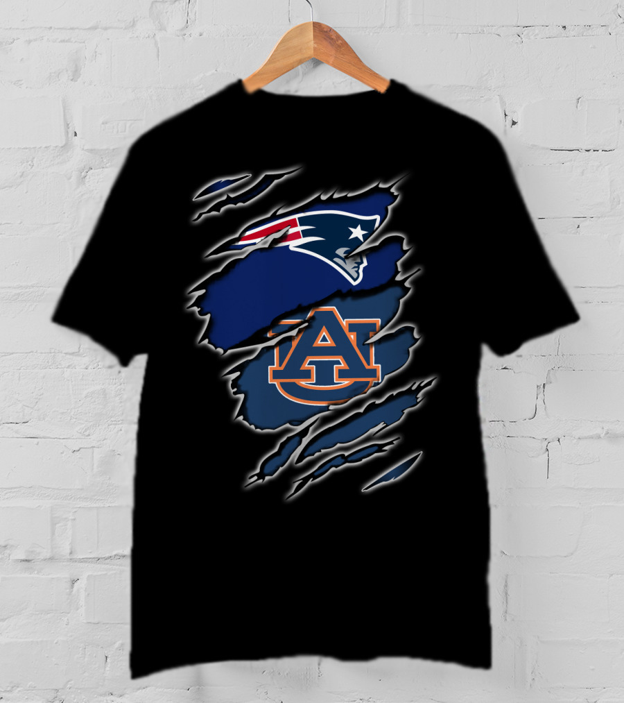 Patriots Auburn Logo Fusion T-Shirt