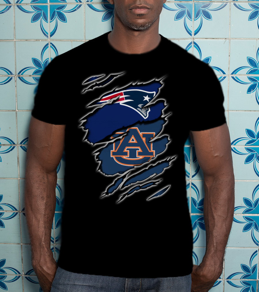 Patriots Auburn Logo Fusion T-Shirt