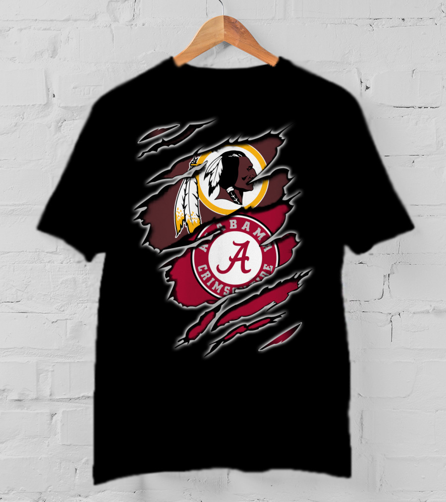 Redskins Alabama Crimson Tide Fan T-Shirt