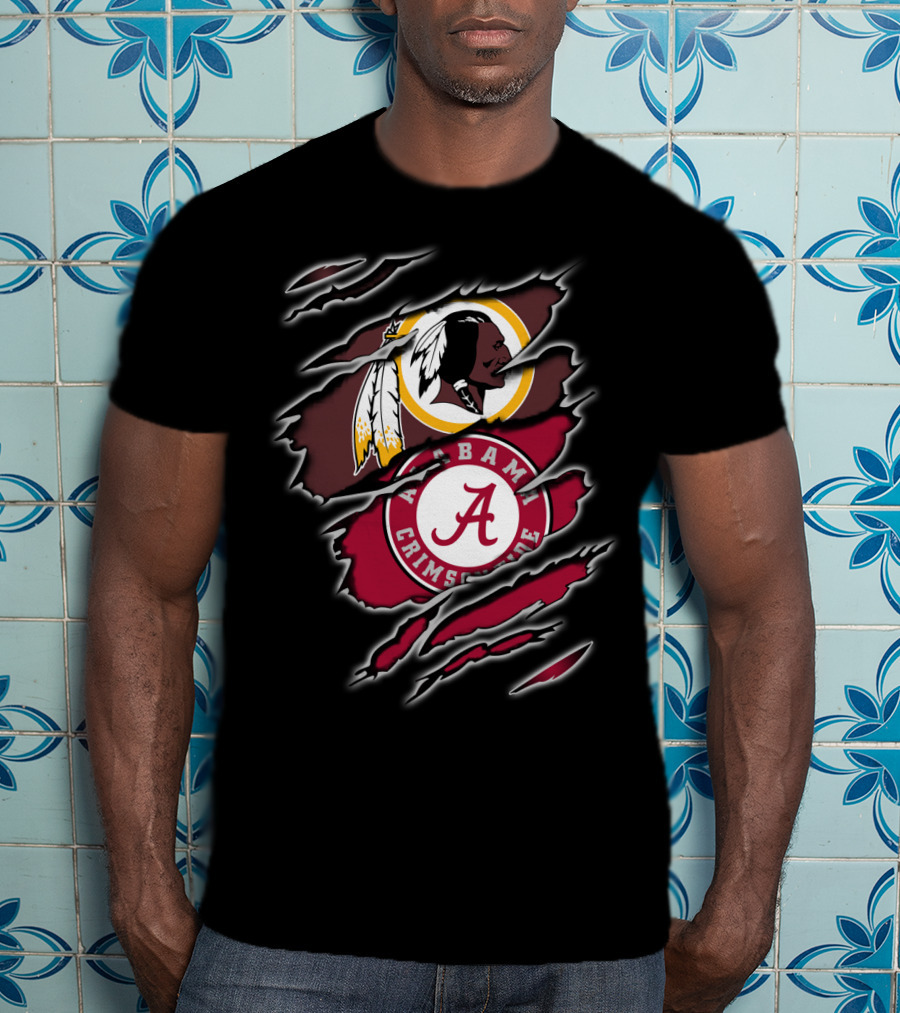 Redskins Alabama Crimson Tide Fan T-Shirt