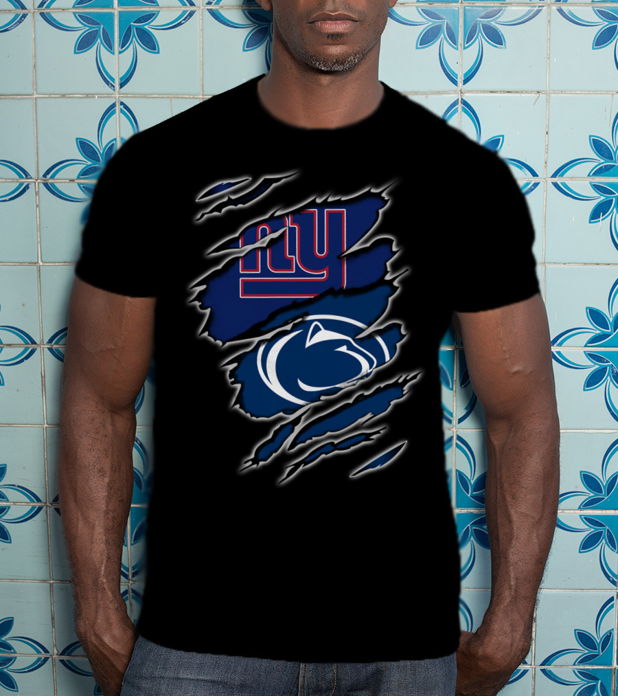 Giants Penn State Rip Claw T-Shirt