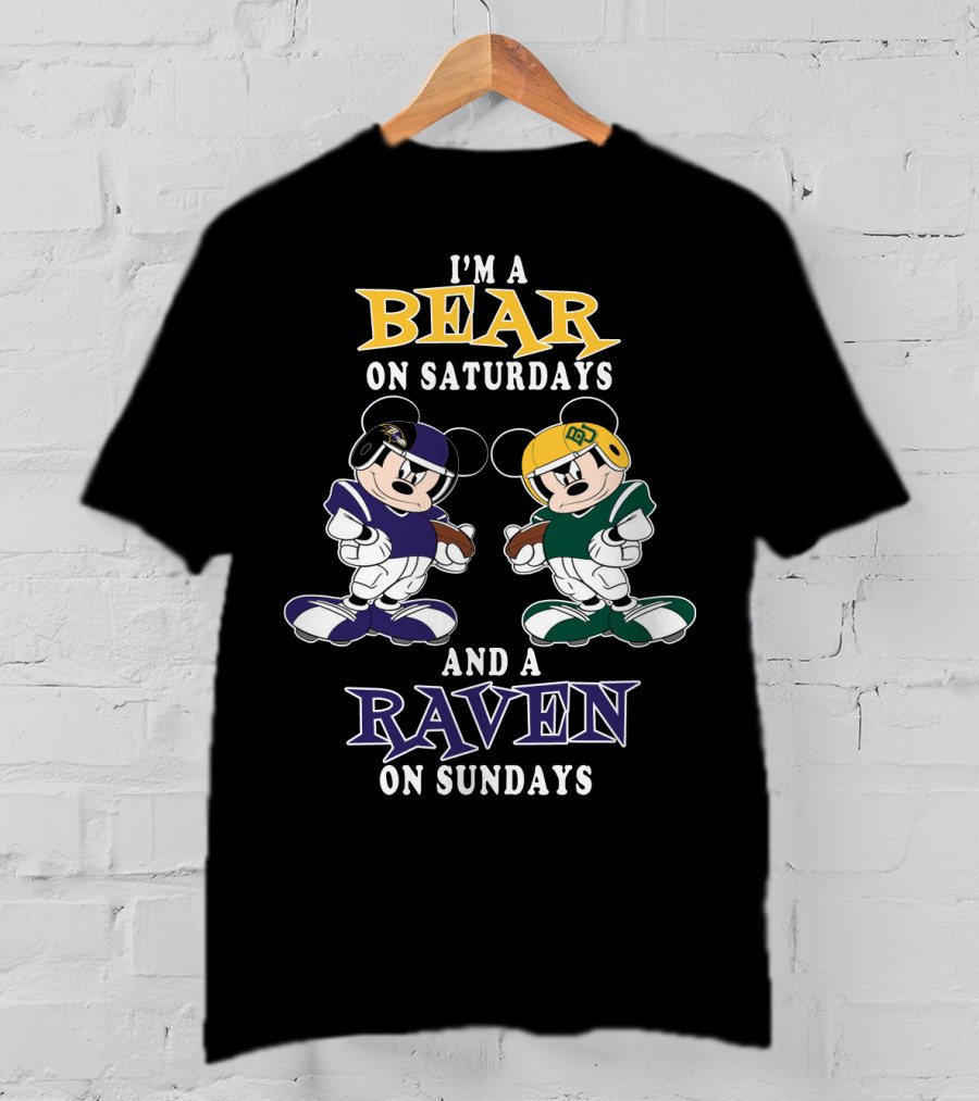 I'm A Bear On Saturdays And A Raven On Sundays T-Shirt