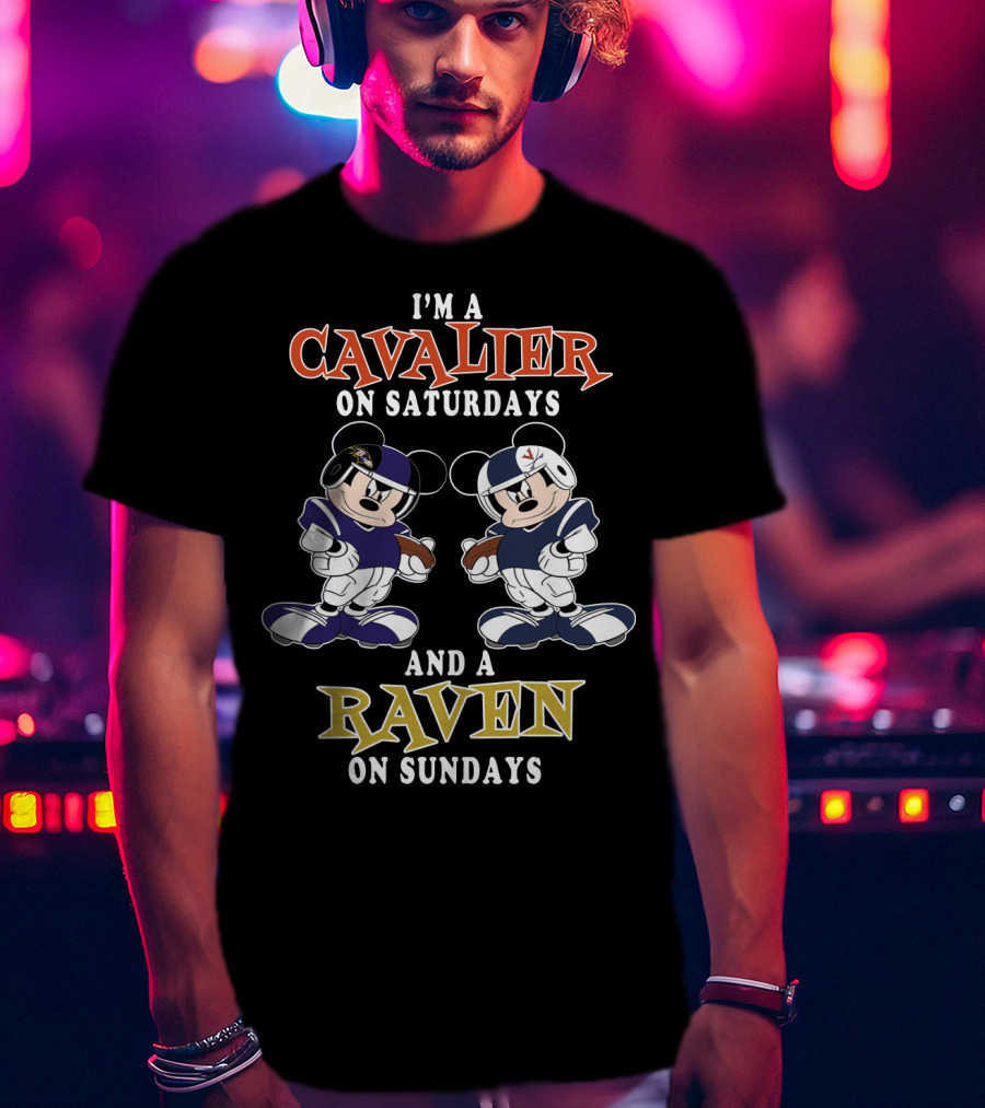 I'm A Cavalier On Saturdays And A Raven On Sundays T-Shirt