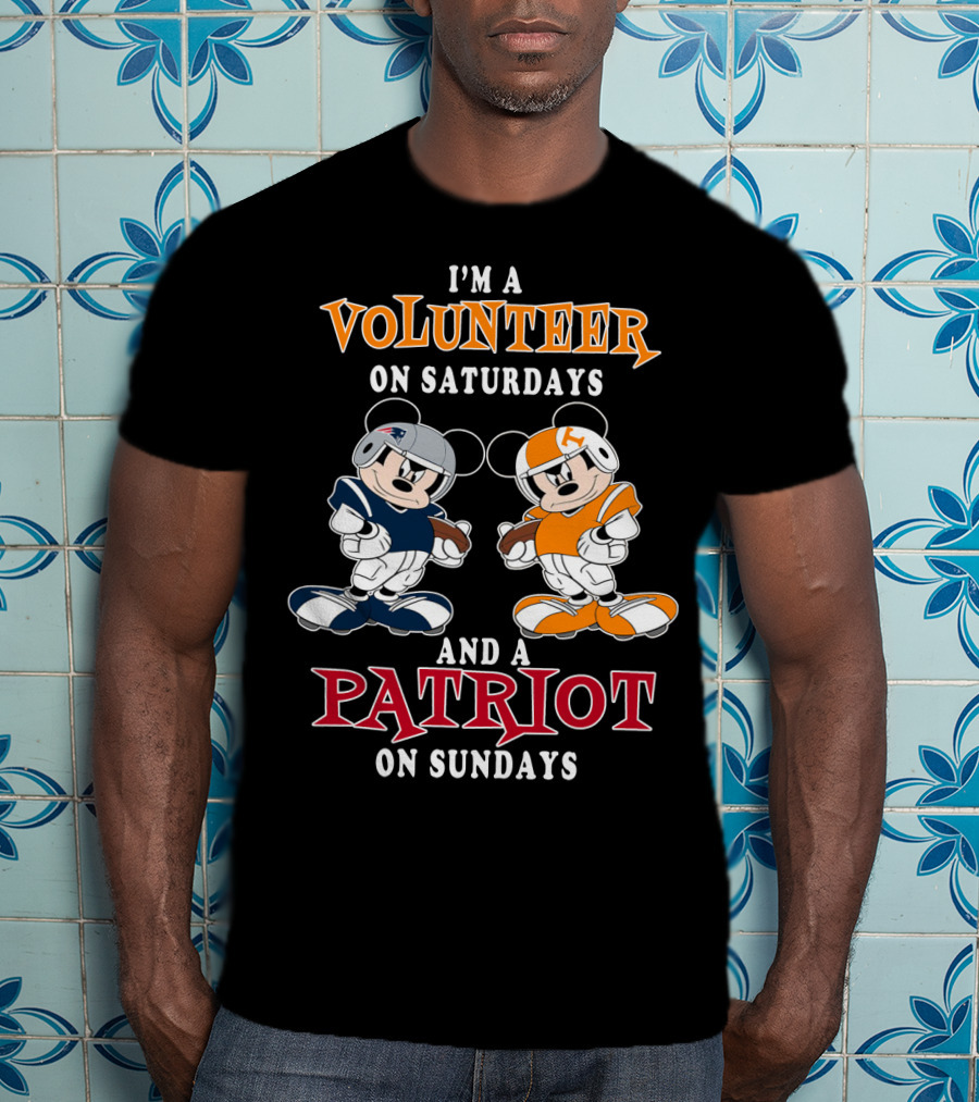 I'm A Volunteer On Saturdays And A Patriot On Sundays T-Shirt