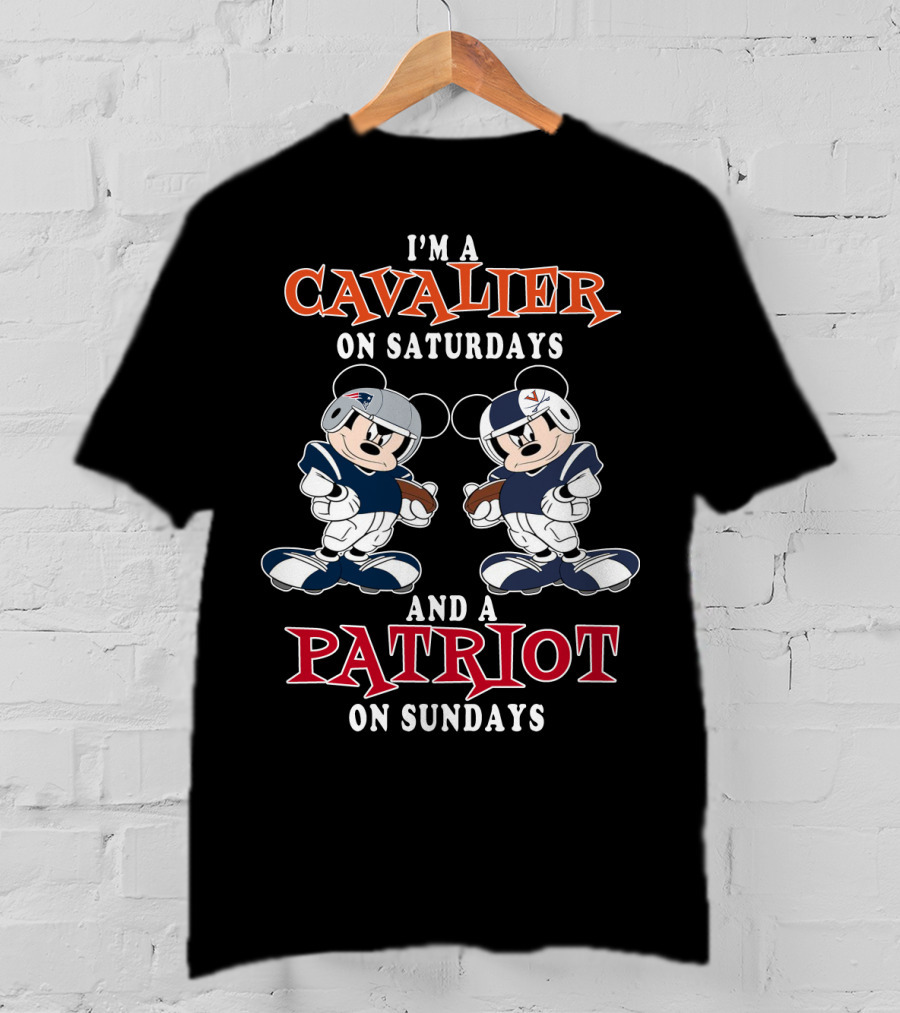 I'm A Cavalier On Saturdays And A Patriot On Sundays T-Shirt