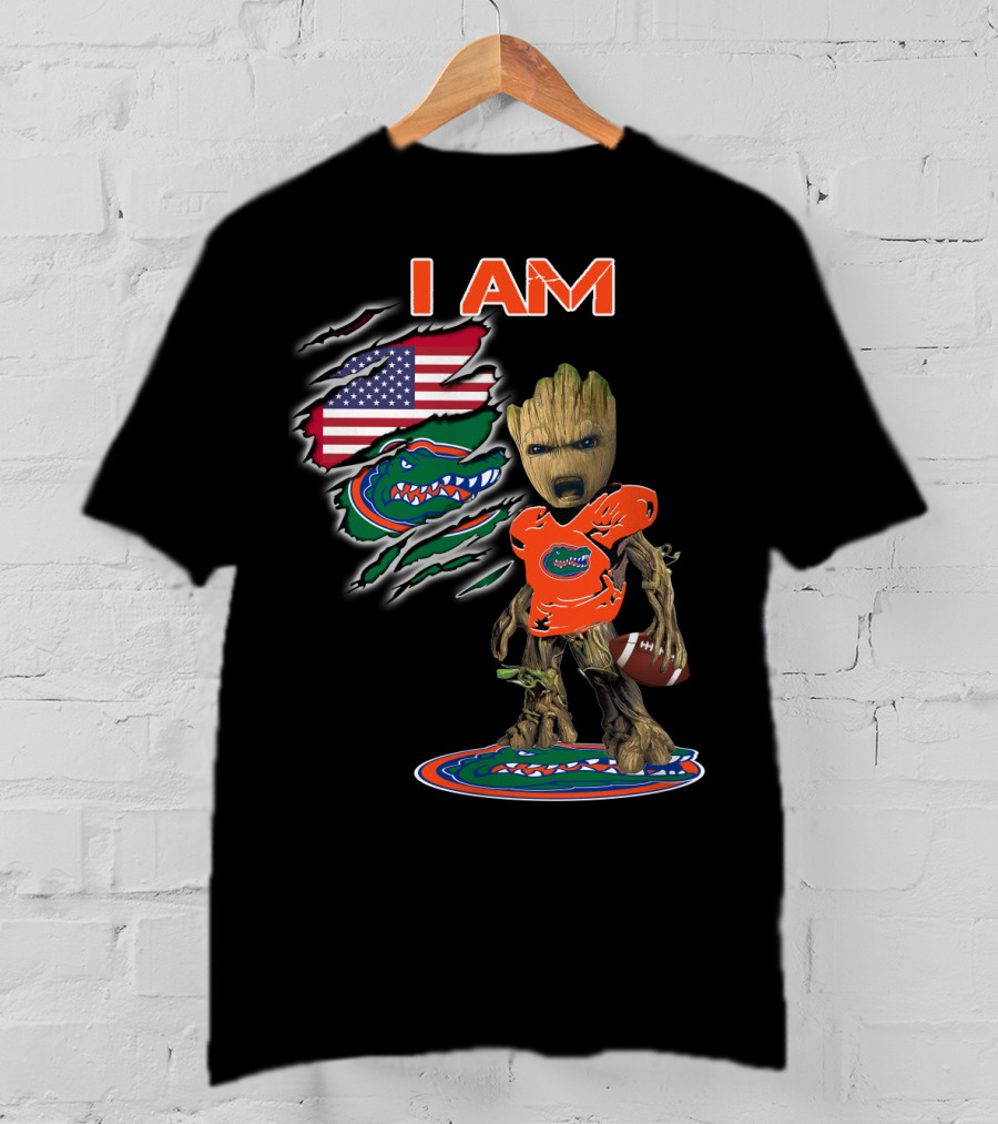 I Am Florida Gators American Football Groot Fan T-Shirt