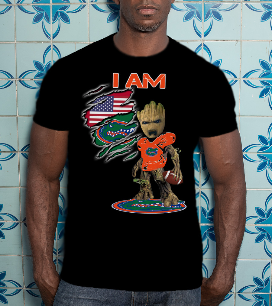 I Am Florida Gators American Football Groot Fan T-Shirt