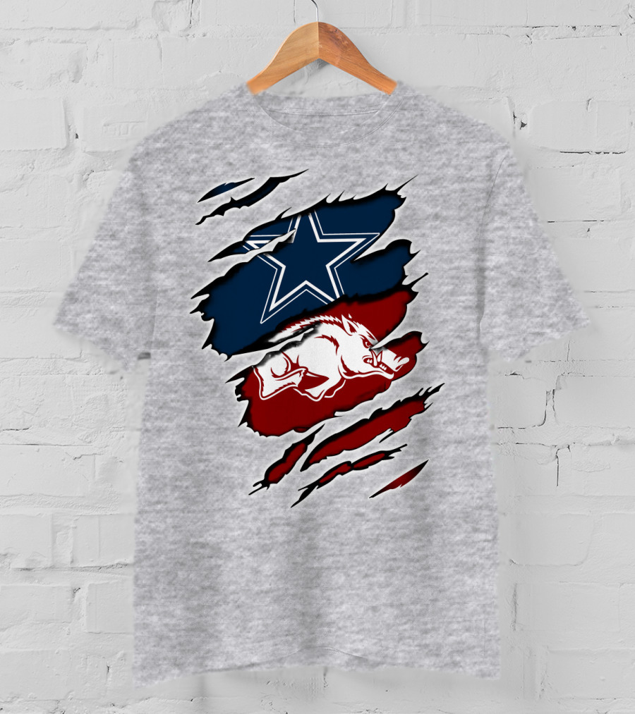 Cowboys Razorback Arkansas Team Spirit T-Shirt