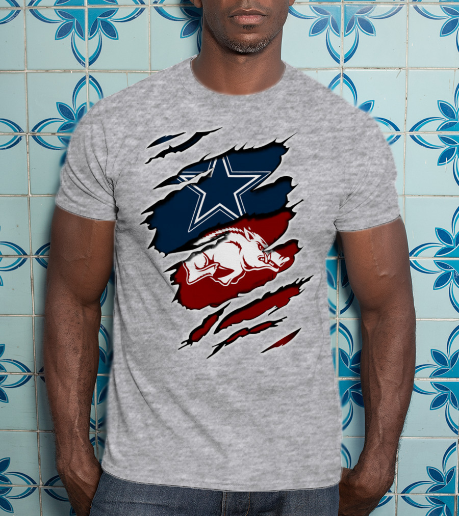 Cowboys Razorback Arkansas Team Spirit T-Shirt