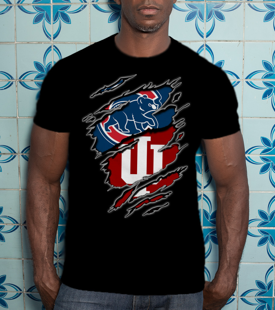 Cubs Hoosiers Crossover Fan T-Shirt