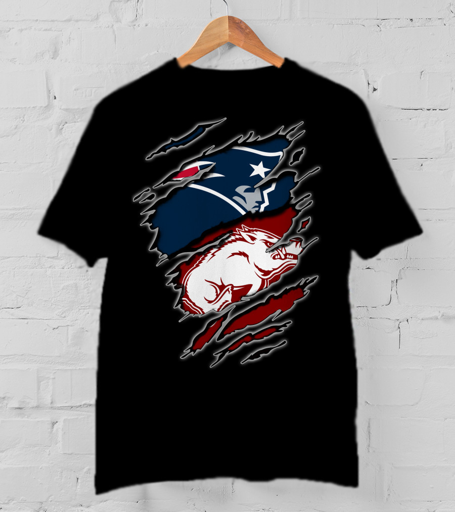 Patriots Arkansas Razorbacks Claw T-Shirt