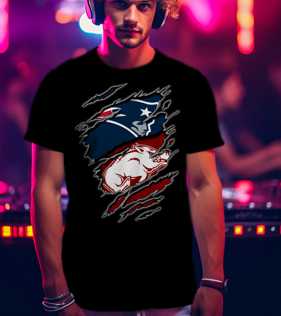 Patriots Arkansas Razorbacks Claw T-Shirt