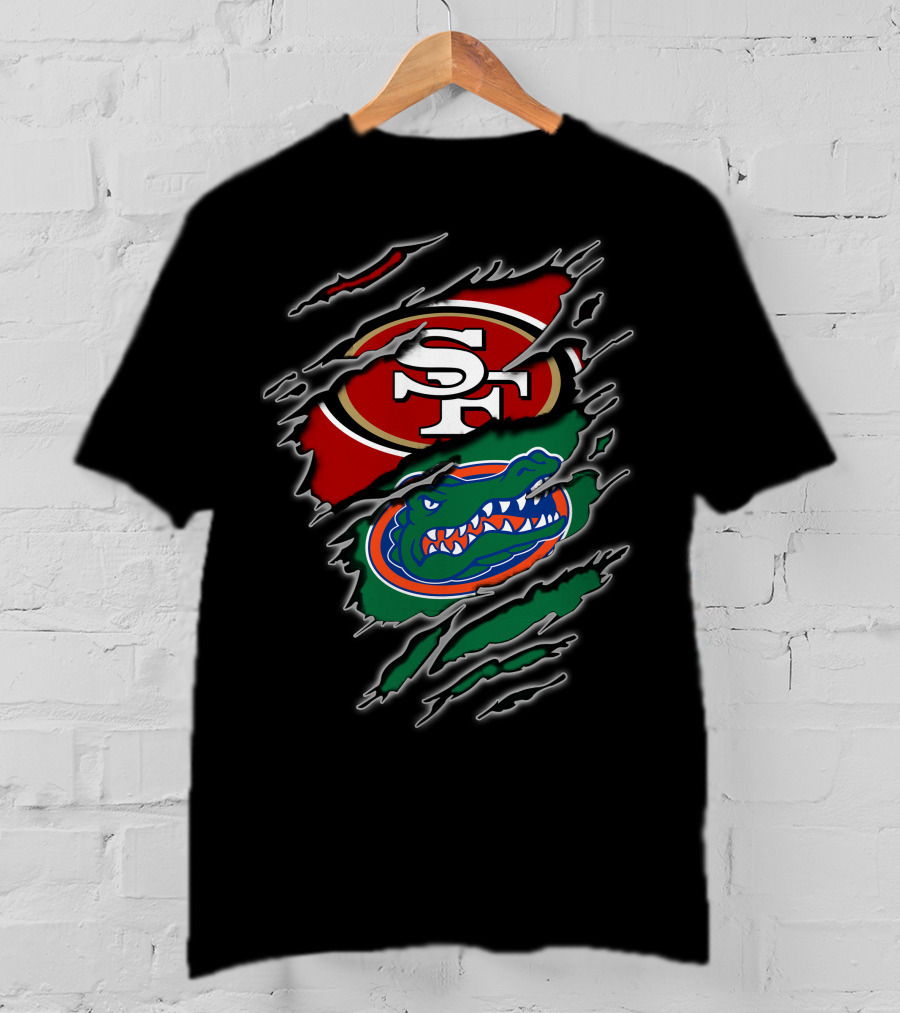 49ers Sf Florida Gators Ripped T-Shirt