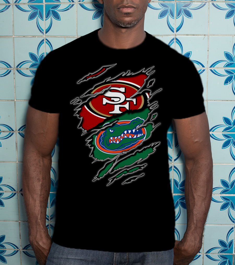 49ers Sf Florida Gators Ripped T-Shirt