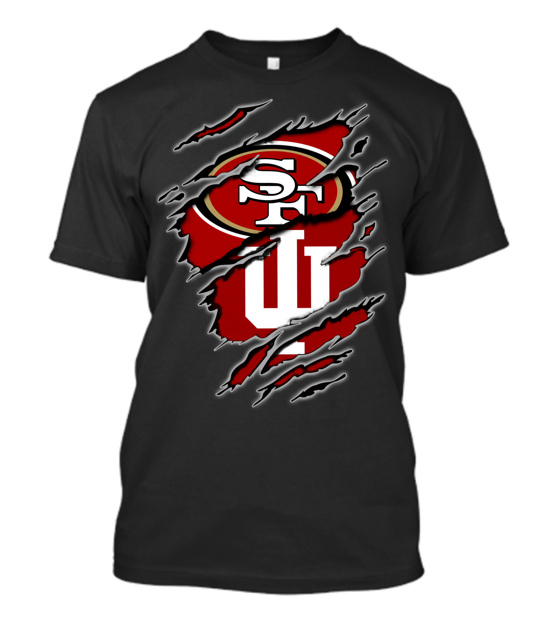 49ers Sf Indiana Hoosiers Tear T-Shirt