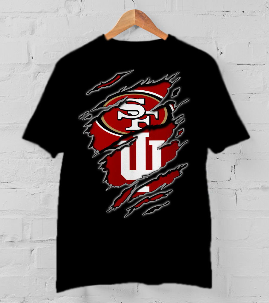 49ers Sf Indiana Hoosiers Tear T-Shirt
