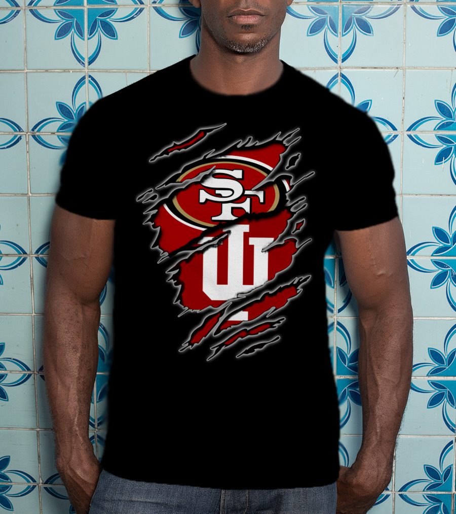 49ers Sf Indiana Hoosiers Tear T-Shirt
