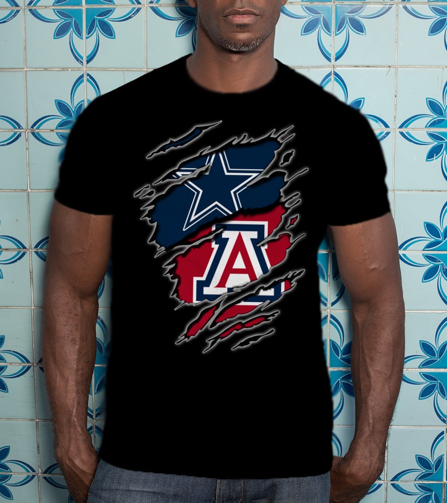 Dallas Cowboys Arizona Wildcats Rip T-Shirt