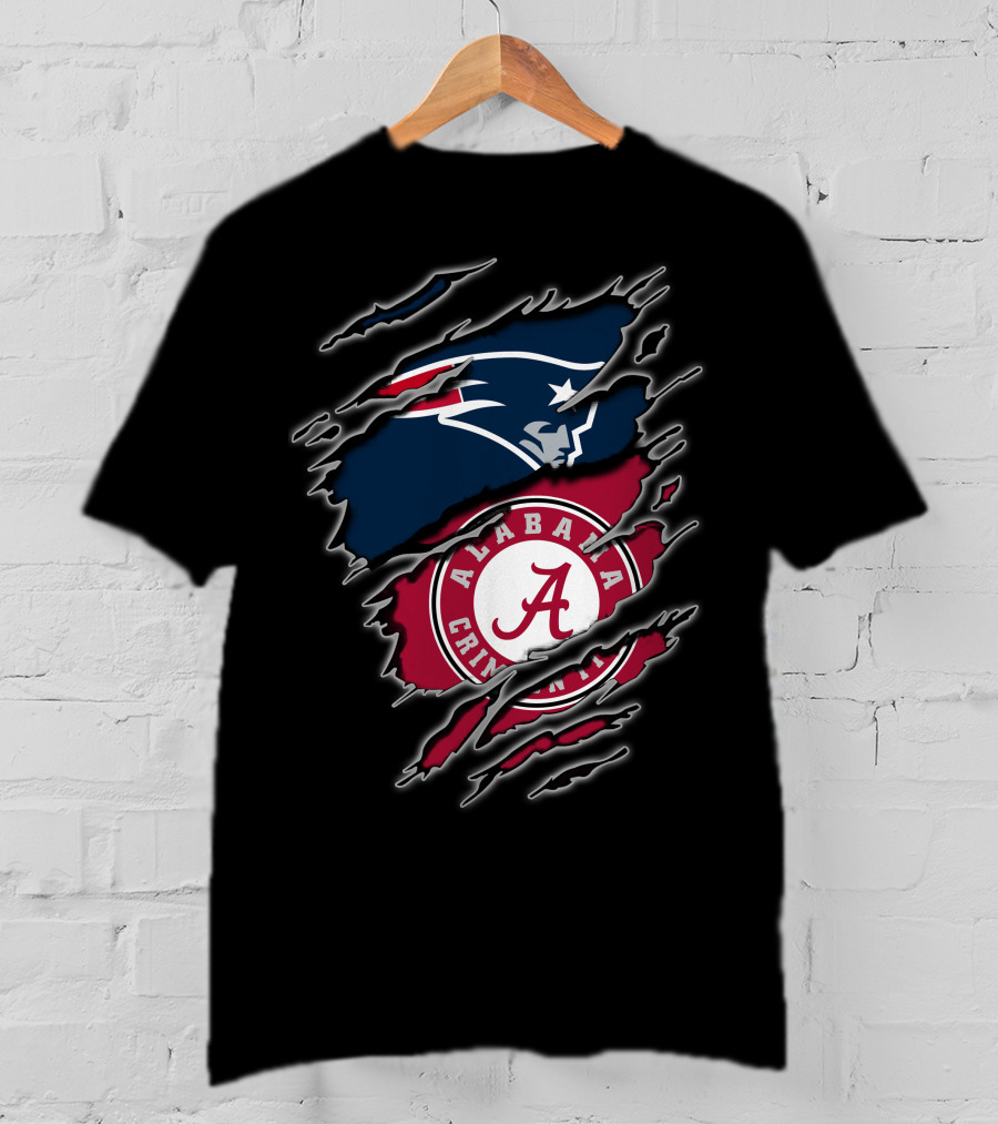 Patriots Alabama Crimson Tide Crossover T-Shirt