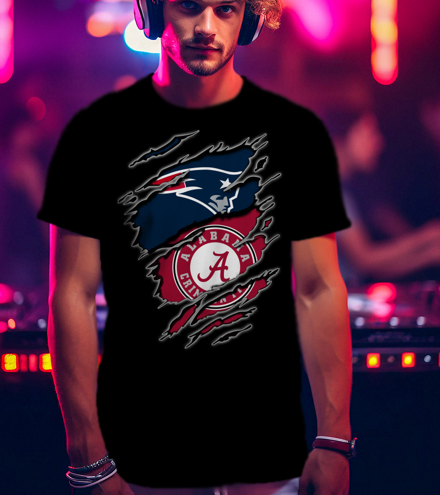 Patriots Alabama Crimson Tide Crossover T-Shirt