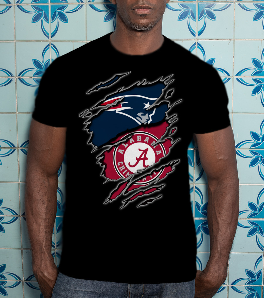 Patriots Alabama Crimson Tide Crossover T-Shirt