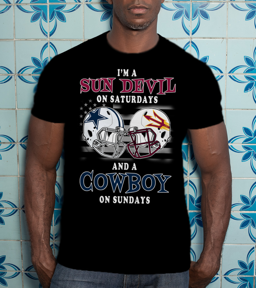 I'm A Sun Devil On Saturdays And A Cowboy On Sundays T-Shirt